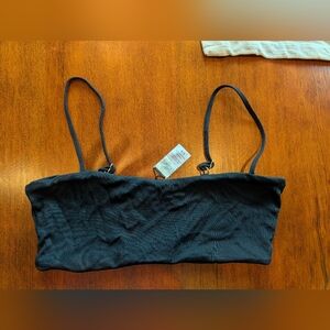L*Space Black Frenchi Bikini * TOP * only EUC